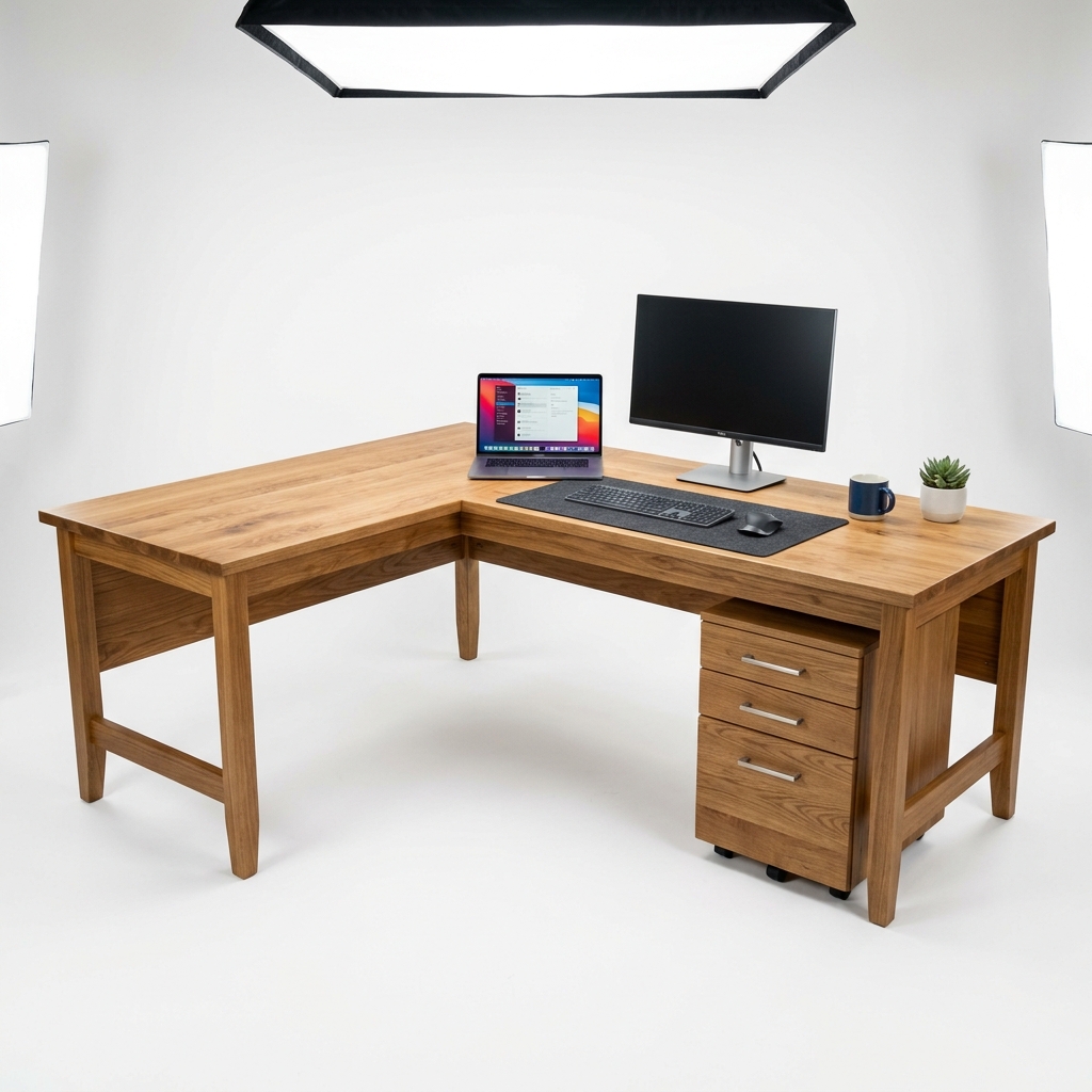 Угловой стол Executive Oak