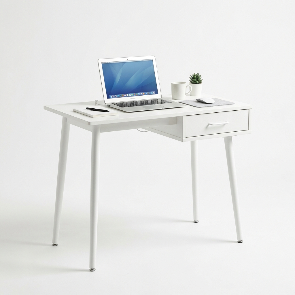 Компьютерный столик Compact White